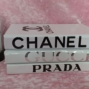 Chanel, Gucci, Prada Decorative Books